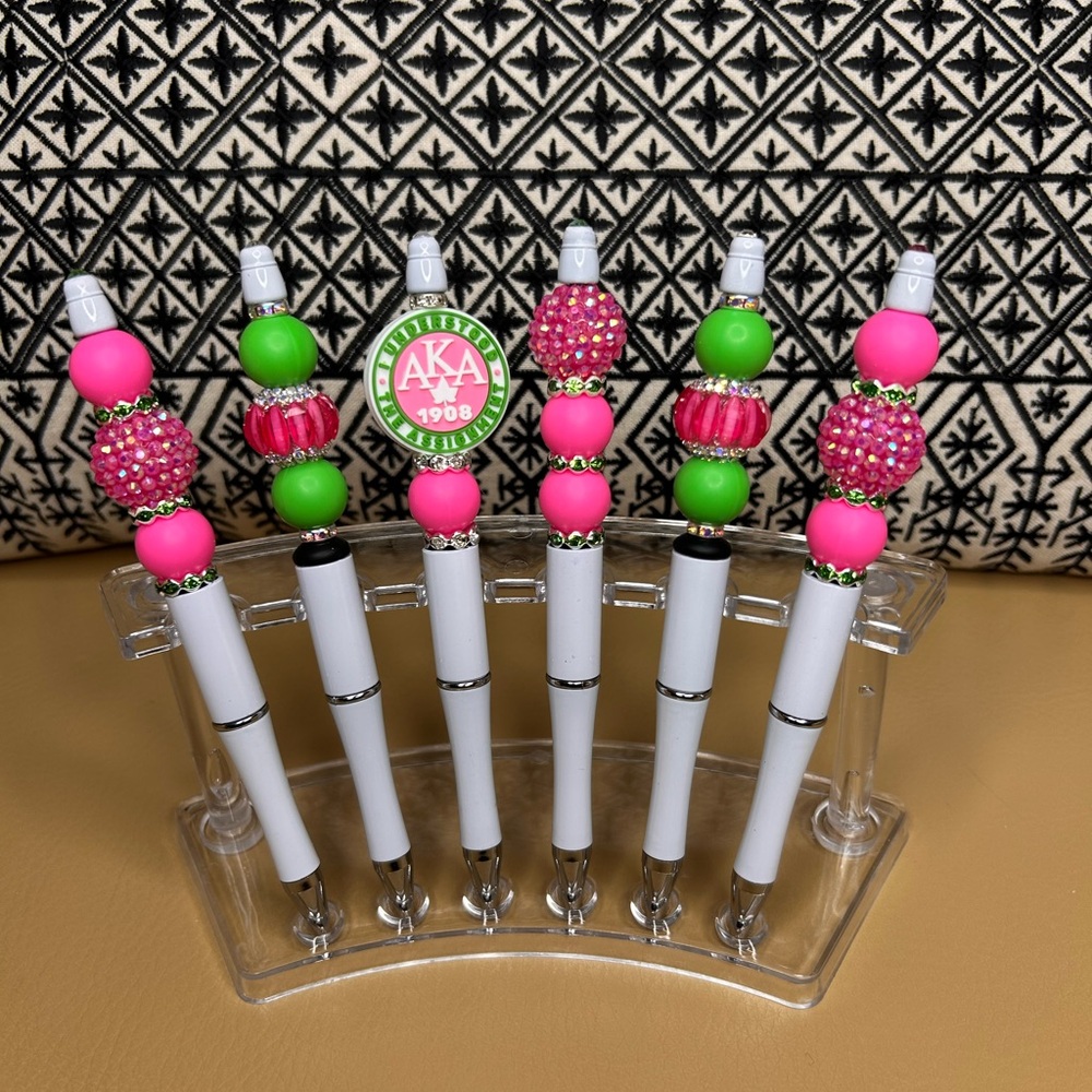 AKA 1908 White and Pink Pen 🖊️ 💕 - Picture 2 of 3